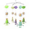 Colorful Monsters Robots Baby Crib Mobile Halloween Decor Musical Crib Mobile