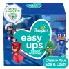 Pampers Easy Ups Male Training Pants Size 3T-4T, 76 Count