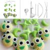 Baby Musical Crib Mobile Green Monsters Moon Stars Halloween Decor Crib Mobile Infant Toy Baby Gift