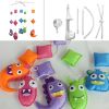 Colorful Cartoon Monster Baby Musical Crib Toys Nursery Room Halloween Decor Crib Mobile