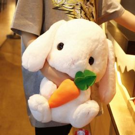 43cm Cute Stuffed Rabbit Plush Toy Soft Toys cushion Bunny Kid Pillow Doll Birthday Gifts for Children Baby Accompany Sleep Toy (Height: 22cm)